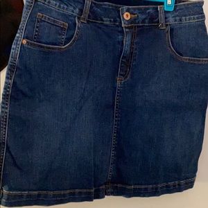 jean skirt